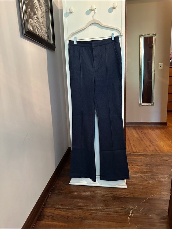 Love Wednesday Denim - High-Rise Navy Wide-Leg Women's Jeans